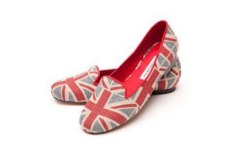 union jack loafers by mandarina shoes