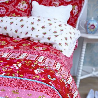 pip studio flower harmony quilted bedspread by fifty one percent