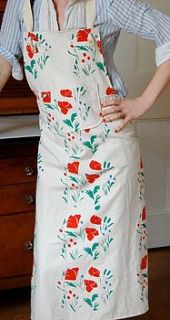 30s wild flower apron by ellie's cups