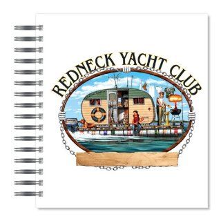 ECOeverywhere Redneck Yacht Club Picture Photo Album, 18 Pages, Holds 72 Photos, 7.75 x 8.75 Inches, Multicolored (PA11754)  Wirebound Notebooks 