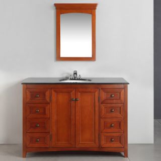 Simpli Home Yorkville 48 Bathroom Vanity Set