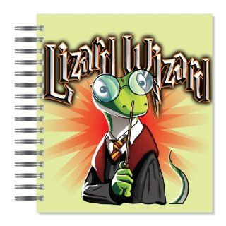 ECOeverywhere Lizard Wizard Picture Photo Album, 18 Pages, Holds 72 Photos, 7.75 x 8.75 Inches, Multicolored (PA11844)  Wirebound Notebooks 