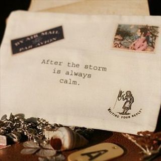 'after the storm' love letter by invite your world