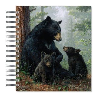 ECOeverywhere Bear Family Picture Photo Album, 18 Pages, Holds 72 Photos, 7.75 x 8.75 Inches, Multicolored (PA10767)