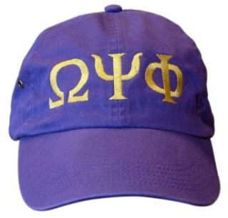 Omega Psi Phi Letter Hat 