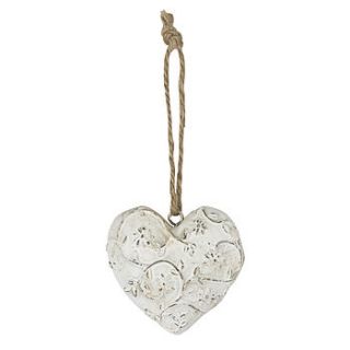 wooden hanging heart decoration by dibor