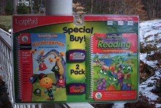 LeapFrog LeapPad 2 Pack Interactive Books & Cartridges Smart Guide to Kindergarten & Pre Reading The Birthday Surprise Toys & Games