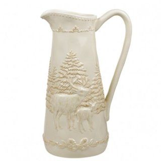 Grasslands Road Christmas Gatherings Tall Pitcher, 76 Oz.   Large Pitcher
