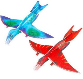 set of three flying dinosaur toy gliders by sleepyheads