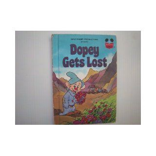 Walt Disney Productions Presents Dopey Gets Lost (Disney's wonderful world of reading) 9780394854816 Books