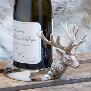 stag wine bottle holder by belle & thistle