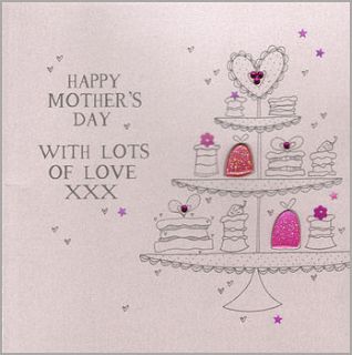 luxurious handmade mothers day card by eggbert & daisy