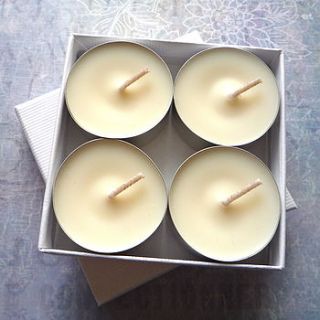 scented tealight set by rococo rose