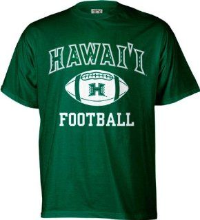 Hawaii Warriors Perennial Football T Shirt  Athletic Shirts  Sports & Outdoors
