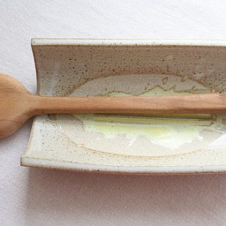 spoon rest by tom butcher ceramics