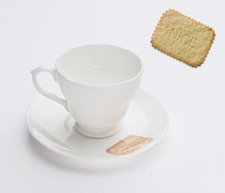 nice biscuit tea cup and saucer by happynice