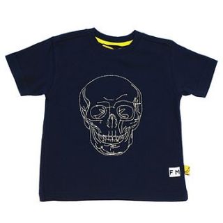 child's skull t shirt by funky monkey