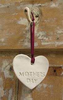 mother's day heart decoration by clare gage