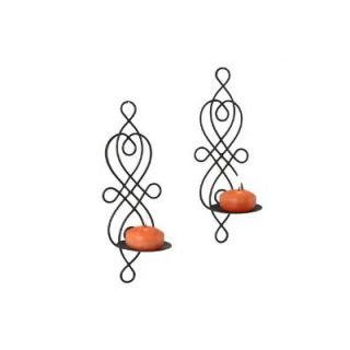 DanyaB Contemporary Wall Sconce Candle Holder (Set of 2)