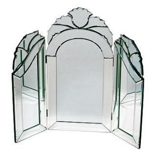 plain venetian folding mirror by out there interiors