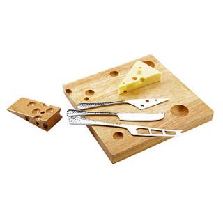 cheese knife set by created gifts