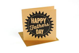 'happy fathers day' card by allihopa