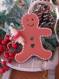 gingerbread man decoration by claireabella's