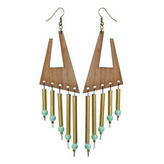 navaho geo earrings by wonderhaus