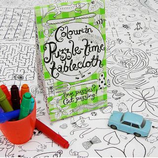 colour crazy your own tablecloth by planet apple