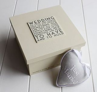 wedding keepsake box by posh totty designs interiors