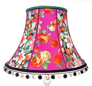 rose patchwork lampshade by beauvamp