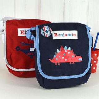 boy's personalised lunch bag by tillie mint