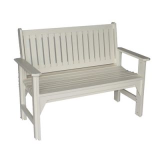 CR Plastic Products Generations Wood Garden Bench