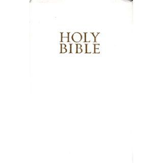 Holy Bible   Words of Christ in Red   White leather Bound (King James Version, Dictionary / Concordance) [Leather Bound] out of the original tongues and with the former translations diligently compared and revised. Books
