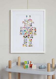 'i spy a… robot' print by hello geronimo