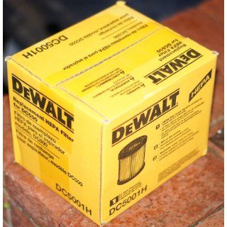 DEWALT DC5001H Replacement Hepa Filter   Vacuum And Dust Collector Filters  