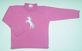 baby alpaca unicorn sweater by absolutely alpaca