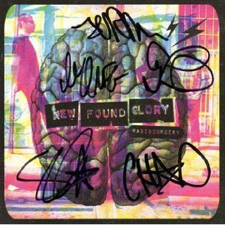 New Found Glory Autographed Radiosurgery CD Cover album New Found Entertainment Collectibles