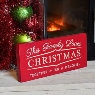 engraved wooden christmas sign by winning works