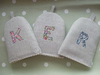 personalised egg cosy by caroline watts embroidery