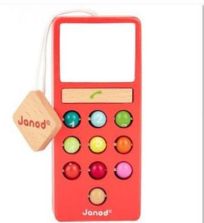 wooden mobile phone by harmony at home children's eco boutique