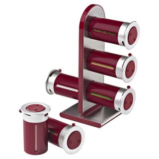 Zevro 6 Canister Magnetic Spice Stand