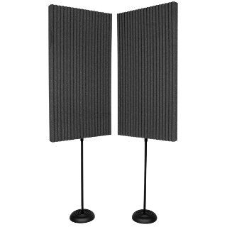 Auralex ProMAX Stand mounted Portable Acoustic Treatment, Charcoal Musical Instruments