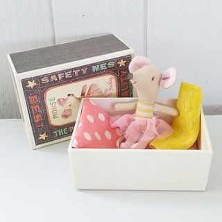 mouse in matchbox by lilac coast