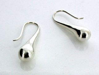 silver raindrop earrings by will bishop jewellery design