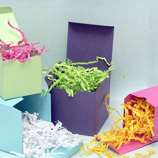 decorative gift wrap paper shredding by peach blossom