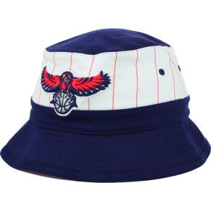 Atlanta Hawks Mitchell and Ness NBA Pin Stripe Bucket Hat