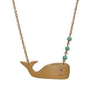 a whale of a tale necklace by elsie belle jewellery