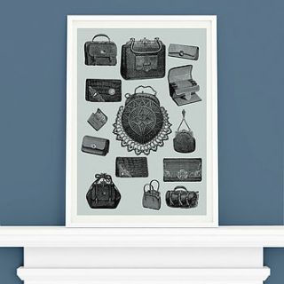 decorative bag print by s&t prints