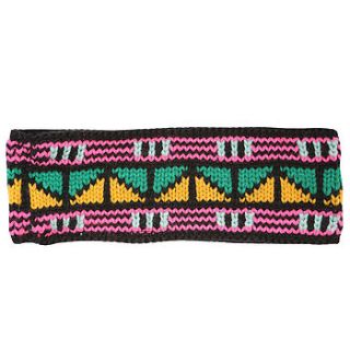 graphic fairisle headband by lowie